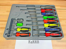 Snap-on Tools Usa New 12pc Multi Color Soft Grip Screwdriver Lot Set Sgdx120bmc
