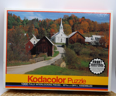 1000 Pc Puzzle Waits River Vermont By Rose Art 1991 NEW/ SEALED