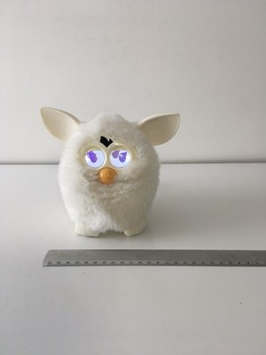 Hasbro 2012 Furby Yeti Marshmallow weiß voll funktionsfähig sprechendes interaktives Spielzeug