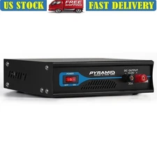 Universal AC to DC Bench Power Supply 30A 13.8V Regulated Cooling Fan Compact US