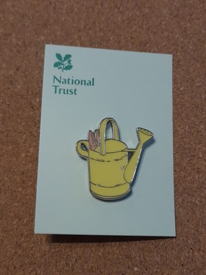 National Trust KNOLE HOUSE Yellow Watering Can Beatrix Potter Charity Pin Badge