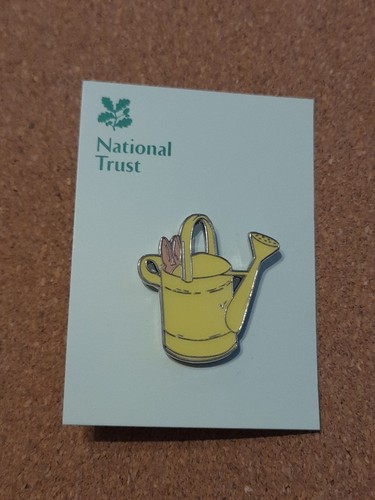National Trust KNOLE HOUSE Yellow Watering Can Beatrix Potter Charity Pin Badge