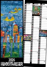 Hundertwasser Streifenkalender Art 2026 | Wö...