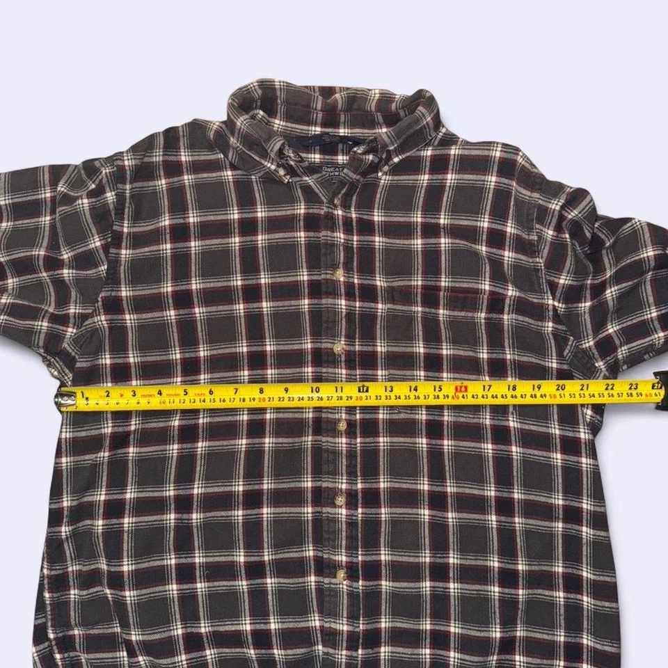 Great Northwest Clothing Co Men’s Large Plaid Flannel Shirt Black Red Gray 100% - Image 4 of 4