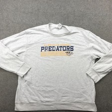 Nashville Predators Sweatshirt Mens Large NHL Hockey Crewneck Champion