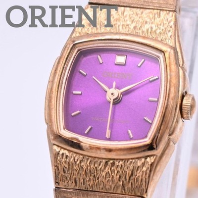 Orient Ladies Quartz Wristwatch Purple Dial NB/NA