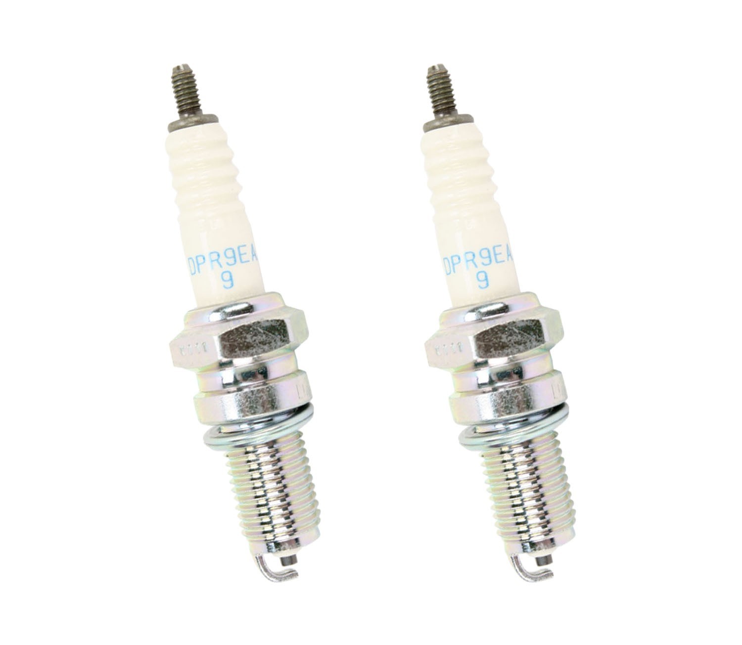 2 Pack NGK DPR9EA-9 5329 Resistor Spark Plug Motorcycle Powersports ATV Scooter