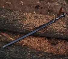 Japanese Battle Sword Samurai Katana Sharp Damascus Steel Blade Full Tang Japan