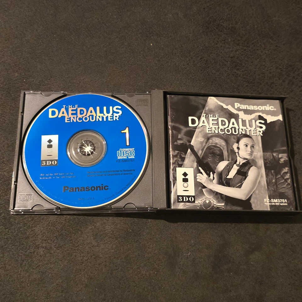 The Daedalus Encounter (Panasonic 3DO, 1995) Complete Tested Disc Case Manual - Image 4 of 4