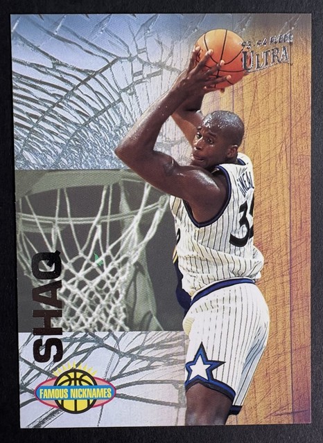 1993-94 SHAQUILLE O'NEAL Fleer Ultra Famous Nicknames SHAQ Card #13