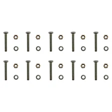 (Pack of 10) Shear Pin Bolt, Nut & Spacer for Noma, AMF & Dynamark 301172 Snow