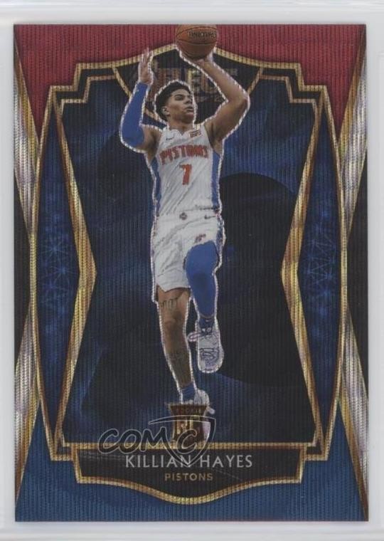 2020-21 Panini Select Premier Level Tri-Color Prizm Killian Hayes #181 0kr0