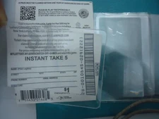 5-Credit Card Size Wallet Pocket Magnifier Magnifying Reading Glass #2