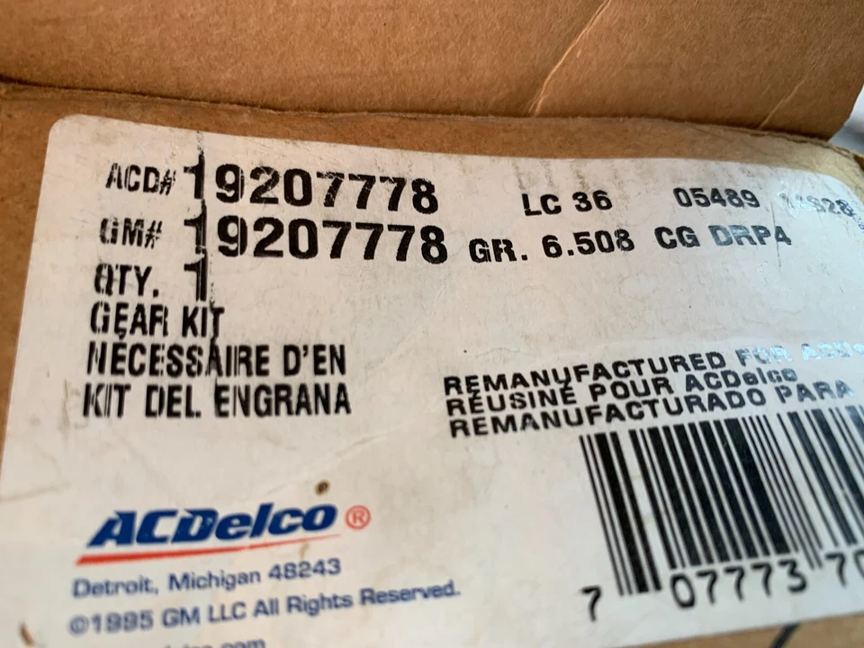Portaequipajes y piñón de dirección originales GM 19207778 19330431 05-09 lacrosse 3,8 L Foto 4 de 4