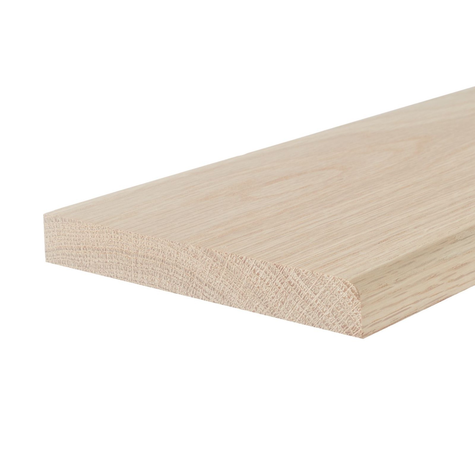 Solid White Oak Door Threshold 1-Round Edge 2.4m