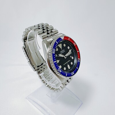 稼働品SEIKO ALBA SPORTS 50 PEPSI DIVER TYPE SEIKO ALBA SPORTS 50 Y481-014A Quartz Diver Type Watch w