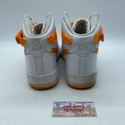 nike air force 1 high white vivid orange
