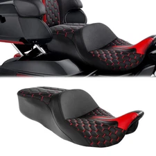 Driver Passenger Seat Cushion Fit For Harley Touring Electra Glide Limited 09-23