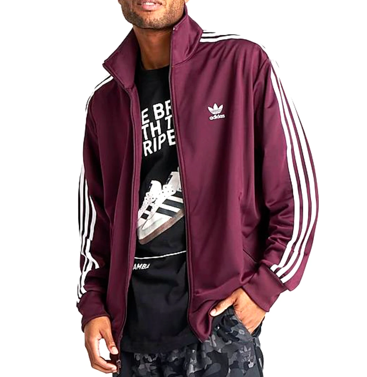 Adidas burgundy jacket mens best sale