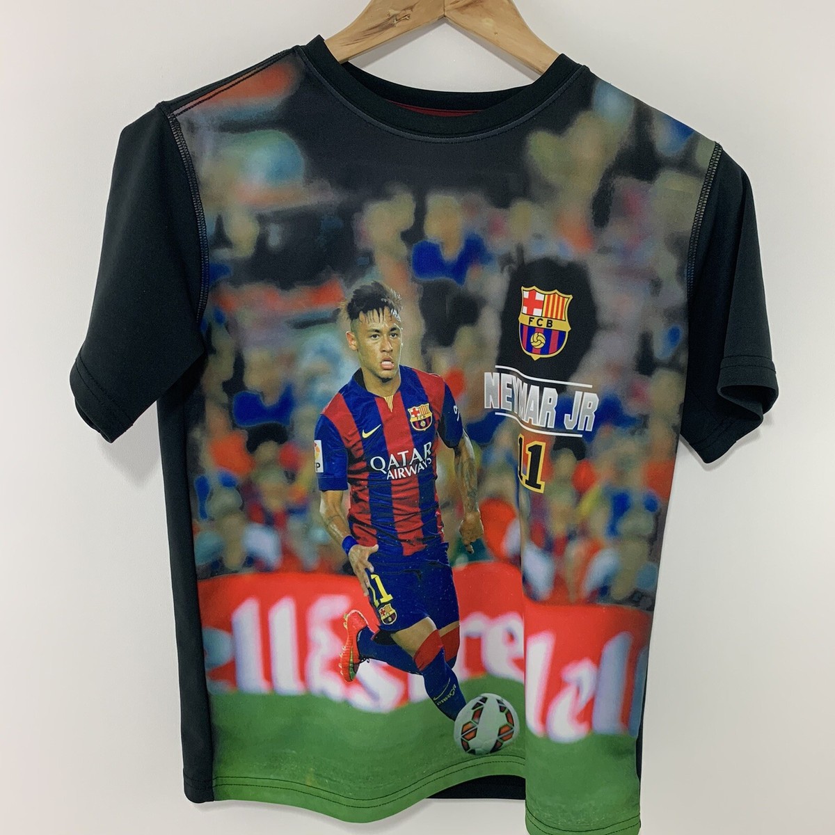 fc barcelona NEYMAR jr Sz XL T-shirt Polyester | eBay