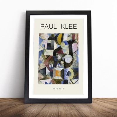Gelber Halbmond von Paul Klee Wandkunstdruck gerahmt Leinwand Bild Poster Dekor