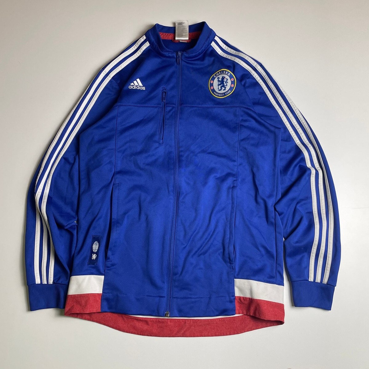 Adidas Chelsea football zip up track jacket | eBay UK