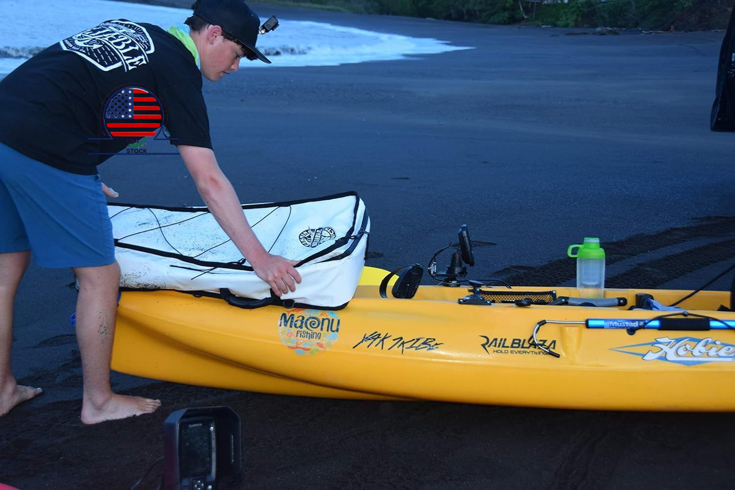 Reliable Fishing Products Insulated Kayak Bag 20" x 36" -takes up less space... 