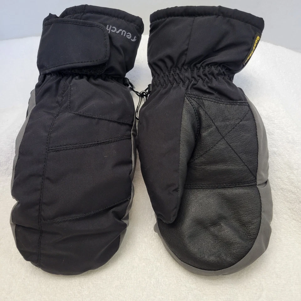 Mitones Reusch Gore Tex Thinsulate para mujer talla 7 esquí nieve invierno negro gris Foto 2 de 4