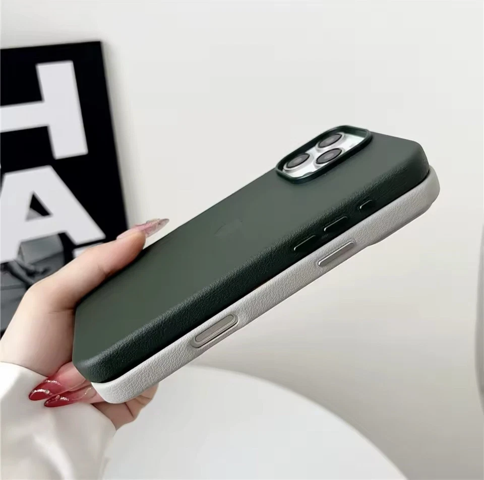 Cover in pelle per iPhone 15 & 16, Pro, Pro Max, Plus - Image 3 of 4