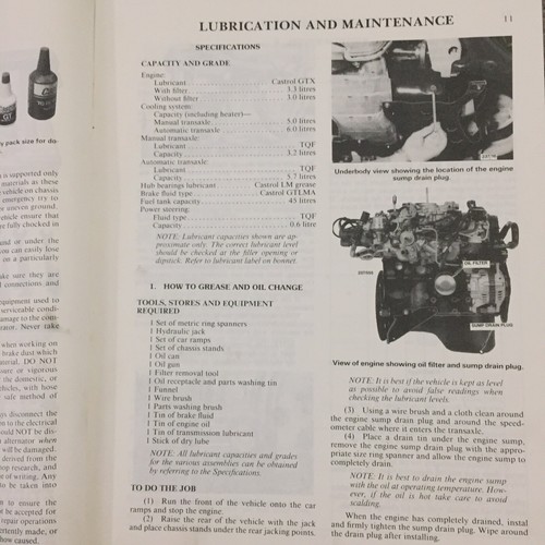 Gregorys Laser Meteor KC - GC Series Service And Repair Manual No 237 1985 - 87 - Picture 8 of 12
