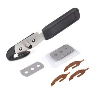 Vinyl Backing Paper Stainless Steel Cutter With PTFE-Coating - 10 Extra Blades