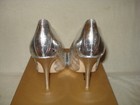 100% AUTHENTIC NEW WOMEN BURBERRY AUBRI SILVER HEELS/SANDALS EU 40/US 10 — photo 6