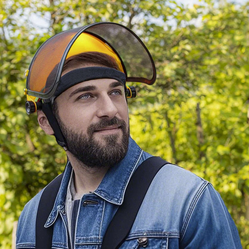 Máscara protectora de protección para cortar césped de jardín de granja máscara facial de seguridad Foto 4 de 4