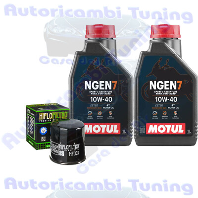 Set Service Öl Motul NGEN7 10W40 Für Polaris� Atv 500 Sportsman X2 � 2006>2007