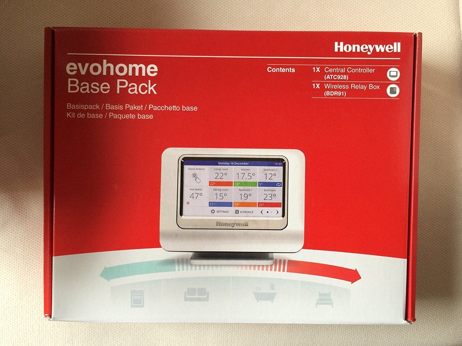 New Honeywell Evohome ATP921G2080 Base Pack Wireless Heating Control  00000000091 | eBay