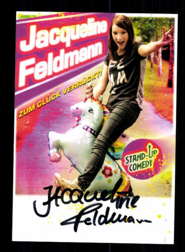Jacqueline Feldmann Autogrammkarte Original Signiert # BC 110974 - Bild 1 von 2