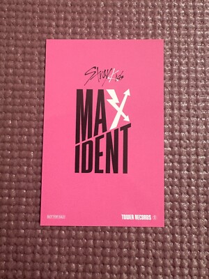 Stray Kids MAXIDENT Tower Record Official Photo Card (Bangchan) | eBay