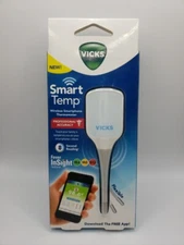 VICKS SMART TEMP  WIRELESS SMARTPHONE BLUETOOTH THERMOMETER VDT985