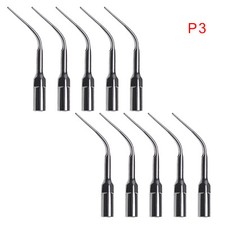10 X Inserti Punte Per Ablatore Ultrasuoni EMS Woodpecker Scaler Manipolo P3
