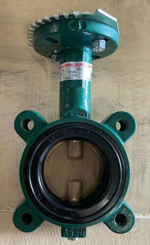 3" Lug Butterfly Valve, Aluminum Bronze Disc, Buna Seat 200 PSI W/ Handle (NEW) - Picture 1 of 5