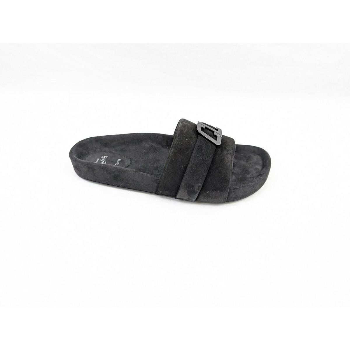 Christian Louboutin Crosta Varsimule Bizz Flat in Black BNWB