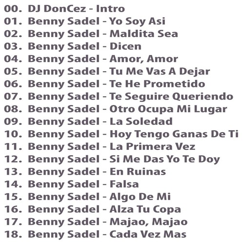 DJ DonCez - Tributo A Benny Sadel - Picture 2 of 2