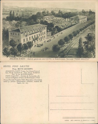 Agliano D'Asti Pubblicity Ideal Fons-Salutis With Vintage Machines N.47283