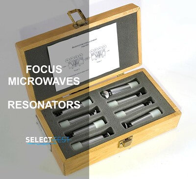 FOCUS MICROWAVES 8 MICROWAVE FREQUENCY RESONATORS ****LOOK**** (REF.: 451G)