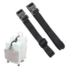 Luggage Straps, Luggage Connector Straps with Metal Buckle for Suitcases,