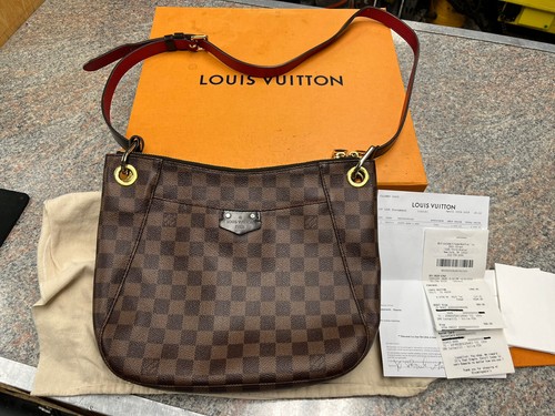Louis Vuitton South Bank Besace Shoulder Bag Brown Canvas Damier 100%  Authentic | eBay