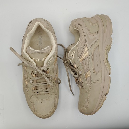 Vionic womens 8.5 Walker Shoes Classic Taupe Beige - 第 1/11 張圖片