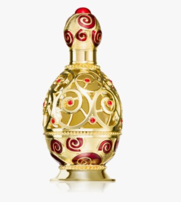 Khadlaj Haneen Gold besondere Duftflasche mit Öltropfen