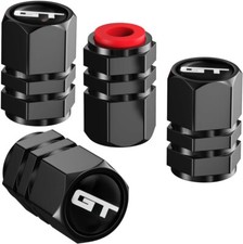  Pieces Valve stem Covers for Ford Mustang GT Metal Wheels, Tires, Automotive 
