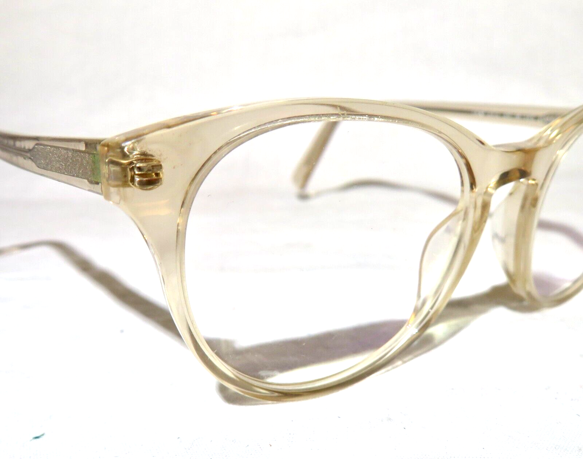 Warby Parker, Jane 664 frame 49-18-145 amber clear Acetate